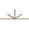 Ekena Millwork Kennewick Smooth Timber Gable Bracket, Douglas Fir, 96"W x 44"H x 1 1/2"D x 3 1/2"F, 11/12 Pitch GBW096X44X0204KEN00SDF - alternate 2
